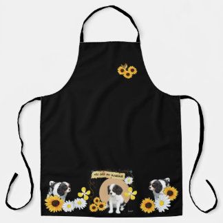 Cavalier King Charles Tri Spaniel-Over Print Apron