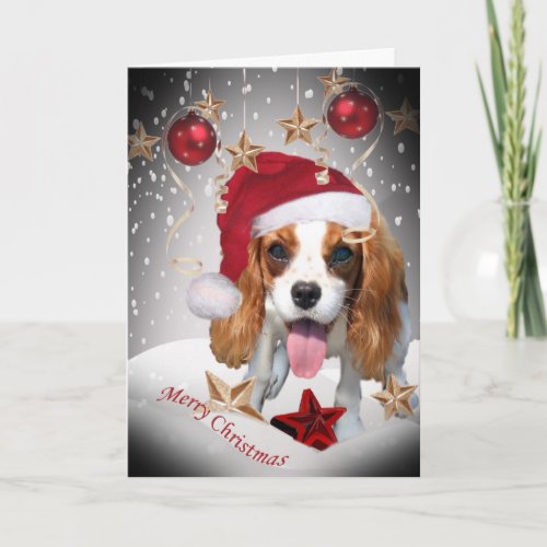 Cavalier King Charles Winter Christmas Cards