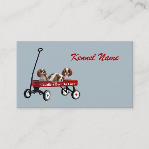 Customizable Cavalier King CharlesSpaniel Breeder Business Card