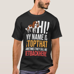 Cavalier King Charlies Spaniel Dog Puppies Owner T-Shirt