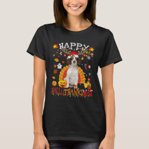 Cavalier King Halloween Christmas Dog Happy Hallot T-Shirt