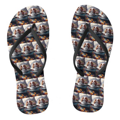 Cavalier King on a Paddle A Scenic Adventure Flip Flops