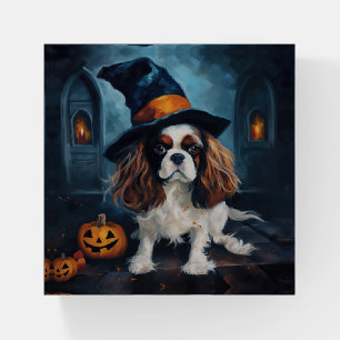 Cavalier King Pumpkins Halloween Scary  Paperweight