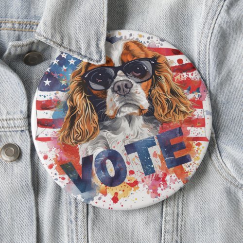 Cavalier King US Elections Vote for a Change Button