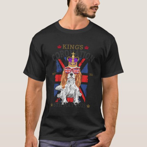 Cavalier Kings Charles Coronation 2023 For Union J T_Shirt