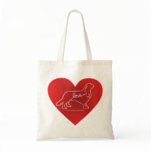 Cavalier Love Tote Bag