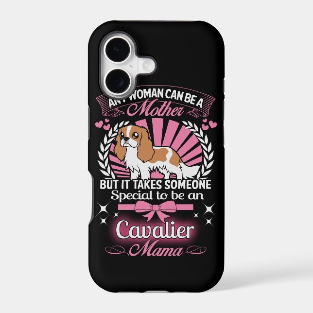 Cavalier Mama Iphone Case (Back)