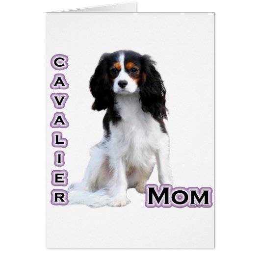 Cavalier Mom 4 Cards (Front)