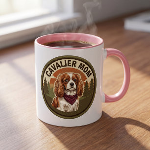Cavalier Mom Coffee Mug King Charles Dog Gift