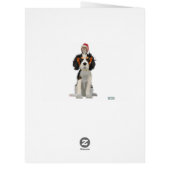 CAVALIER & OWL Christmas Card (Back)