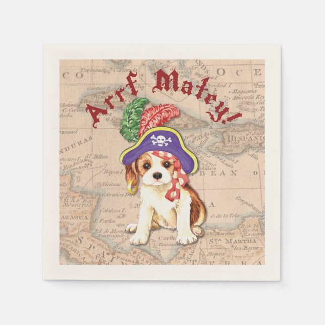Cavalier Pirate Napkins (Front)