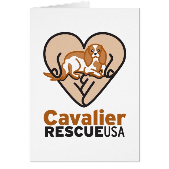 Cavalier Rescue USA Logo Card