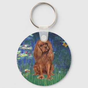 Cavalier (Ruby7) - Lilies 5 Keychain