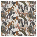 Cavalier Spaniel Mural Fabric