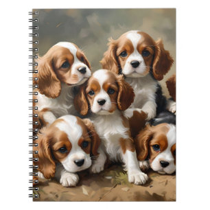 Cavalier Spaniel Puppies Are Are Just Adorable, Notebook