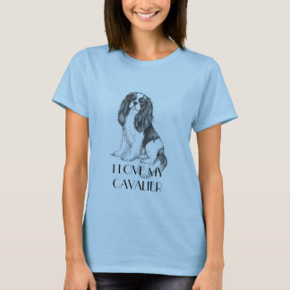 Cavalier Tee Shirt, I LOVE MY CAVALIER