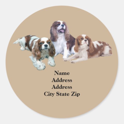 Cavalier Threesome Address Label