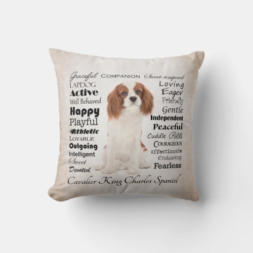 Cavalier Traits Pillow