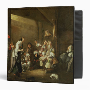 Cavaliers and Companions Carousing in a Barn 3 Ring Binder