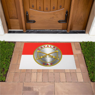 Cavalry Army Veteran Doormat