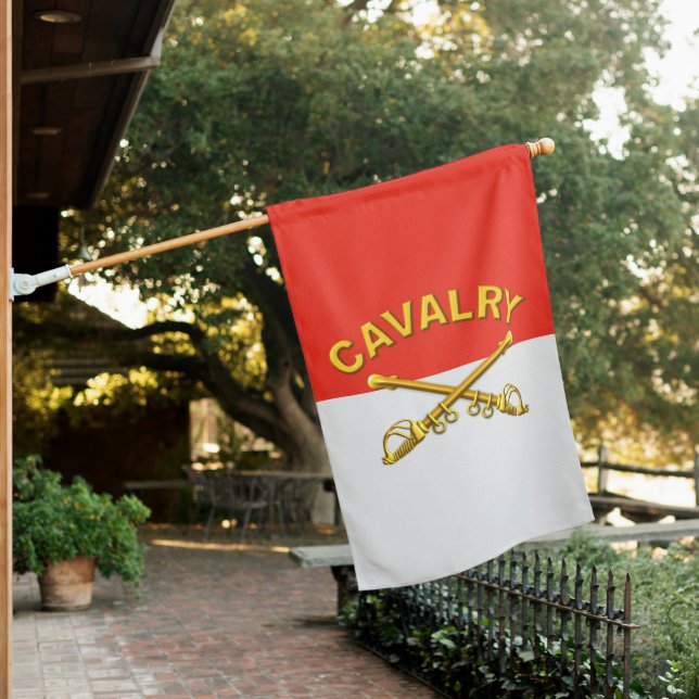 Cavalry CAV  House Flag (In SItu)