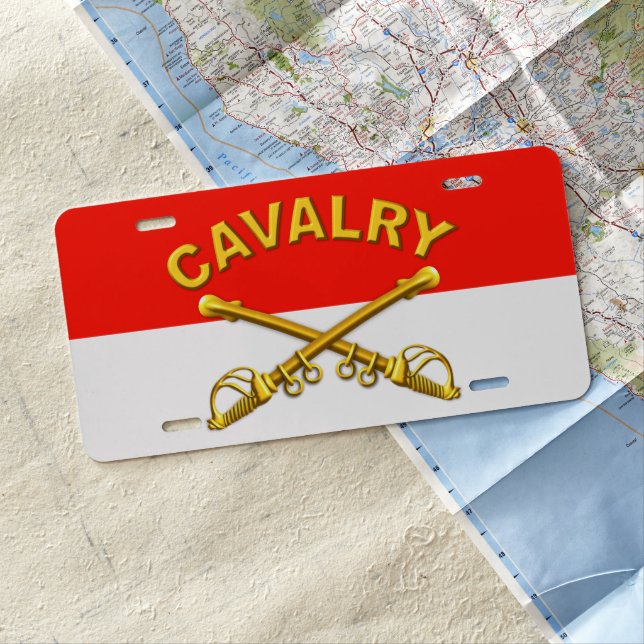Cavalry CAV License Plate (In Situ)