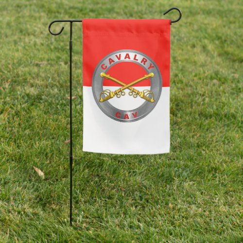 Cavalry CAV Trooper Veteran Garden Flag