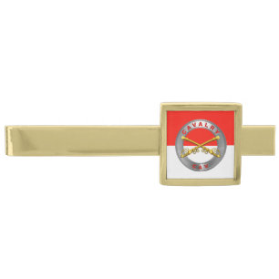 Cavalry “CAV Trooper” Veteran  Gold Finish Tie Bar