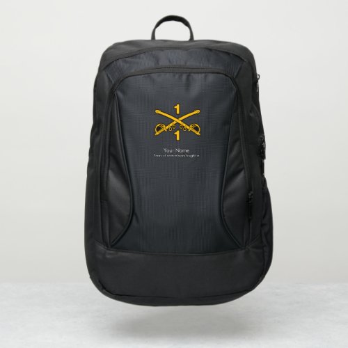 Cavalry Crossed Sabers Customizable Backpack