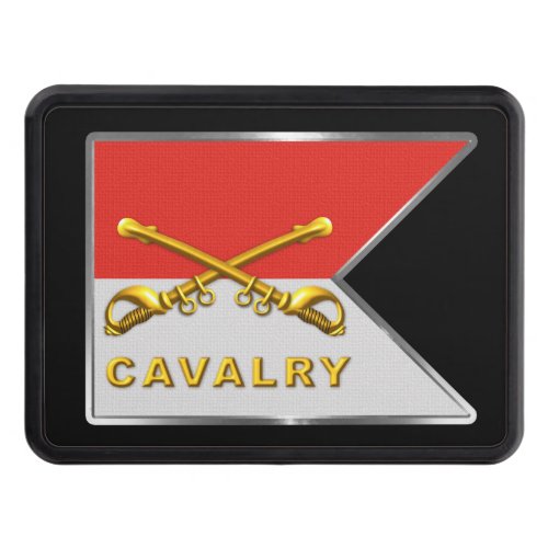 Cavalry Crossed Sabers Guidon Hitch Cover