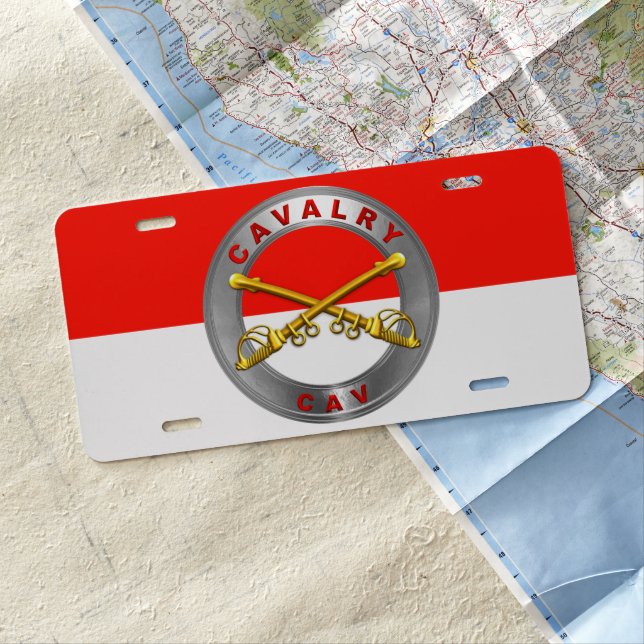 Cavalry  license plate (In Situ)