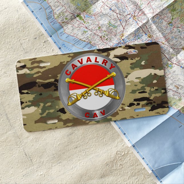Cavalry  license plate (In Situ)