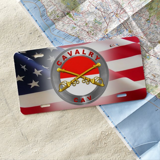 Cavalry  license plate (In Situ)