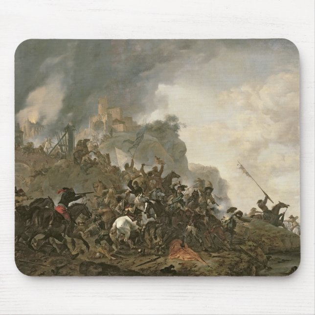 Cavalry Making a Sortie Mouse Pad (Front)