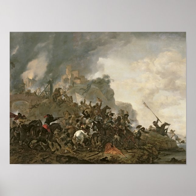 Cavalry Making a Sortie Poster (Front)