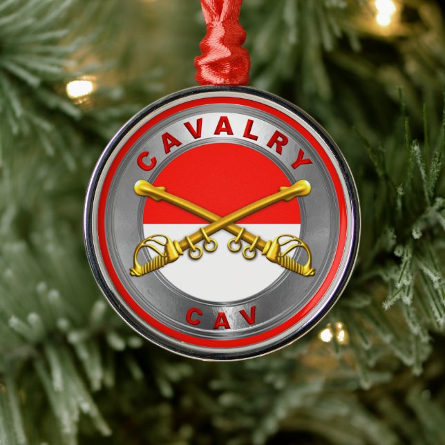 CAVALRY METAL ORNAMENT (Tree)