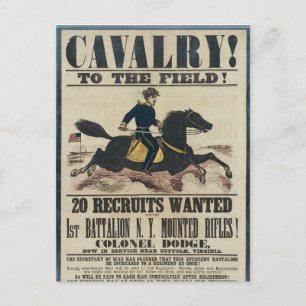 Cavalry! Postcard