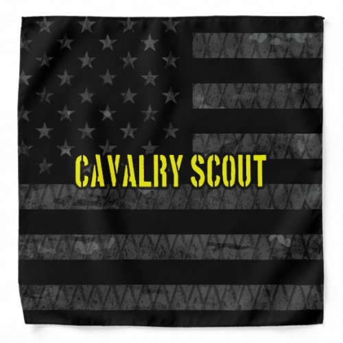 Cavalry Scout Subdued American Flag Bandana