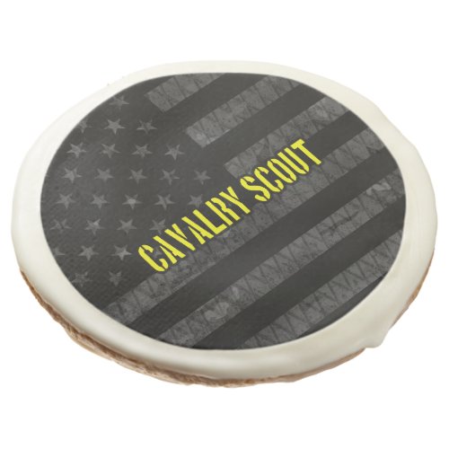 Cavalry Scout Subdued American Flag Sugar Cookie