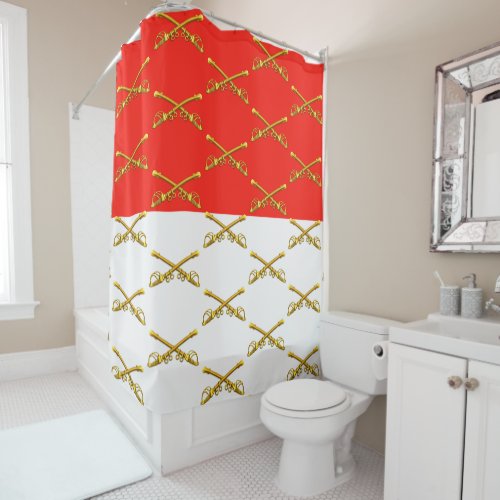 Cavalry  shower curtain