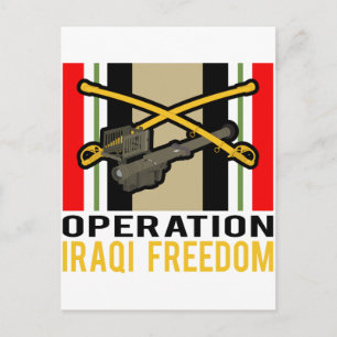 Cavalry Stinger OIF Postcard