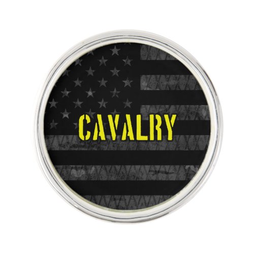 Cavalry Subdued American Flag Lapel Pin