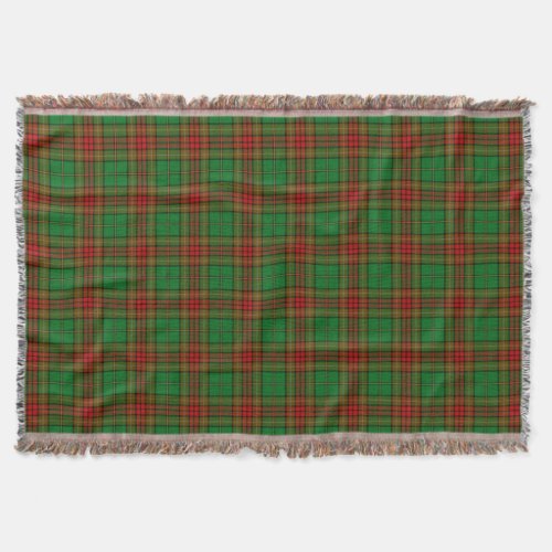 Cavan County Irish Tartan Throw Blanket