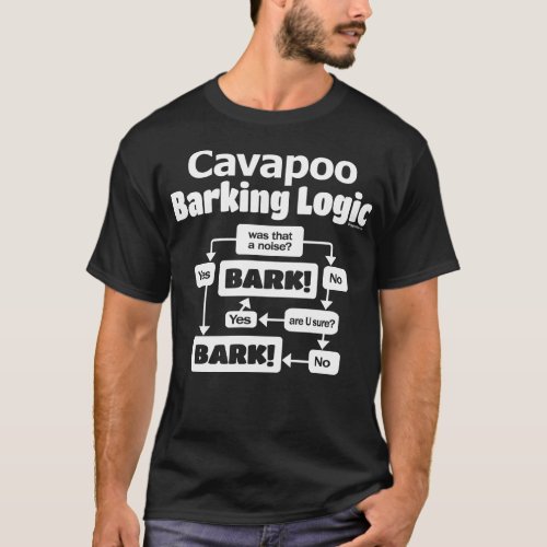 Cavapoo Barking Logic T_Shirt