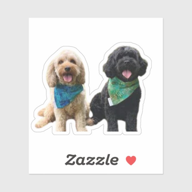 Cavapoo Cavoodle Cockerpoo Puppy Designer dog Sticker (Sheet)