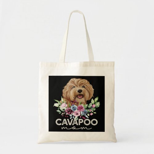 Cavapoo Gifts Dog Mom Tote Bag