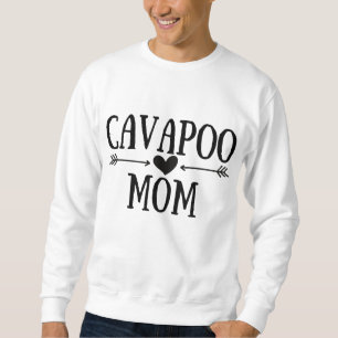 Cavapoo Mom Funny Cavapoos Gifts for Women Dog Lov Sweatshirt