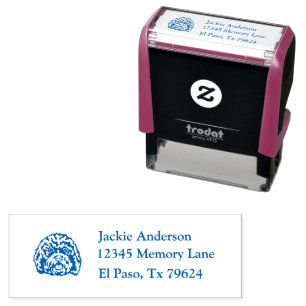CAVAPOO Name and Return Address Self-inking Stamp