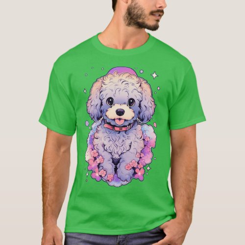Cavapoo Pastel Goth Dog T_Shirt