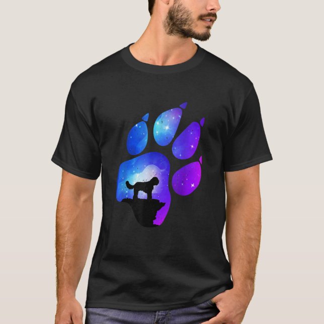 Cavapoo Paw Dog Mom Dad T-Shirt (Front)
